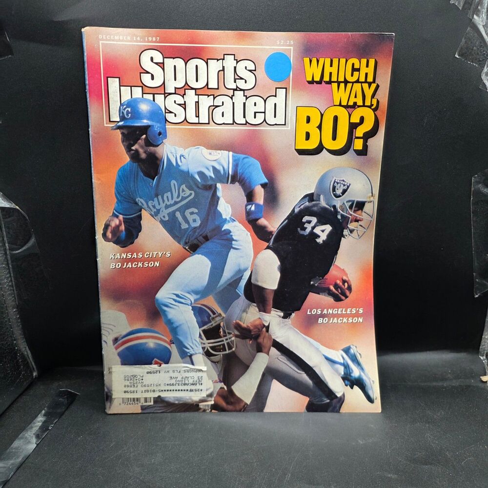 Sports Illustrated Dec 14 1987 Bo Jackson Which Way Bo Royals Raiders